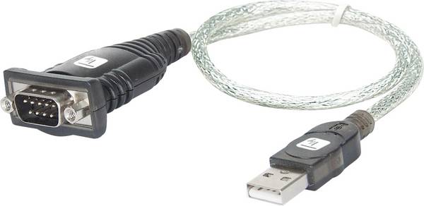 TECHly USB 2.0, sériový adaptér [1x USB 2.0 zástrčka A - 1x D-SUB zástrčka 9-pólová] IDATA-USB-SER-2T