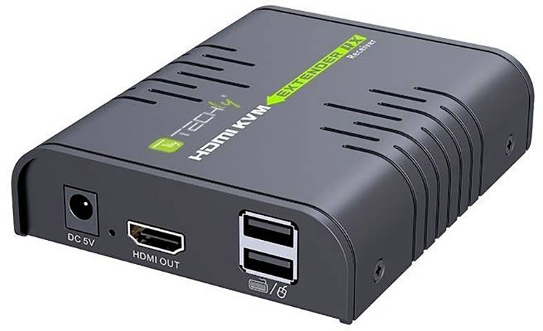 TECHly IDATA-HDMI-KVM2 HDMI ™, RJ45, USB 2.0 extender (predĺženie) cez sieťový kábel RJ45 120 m-3
