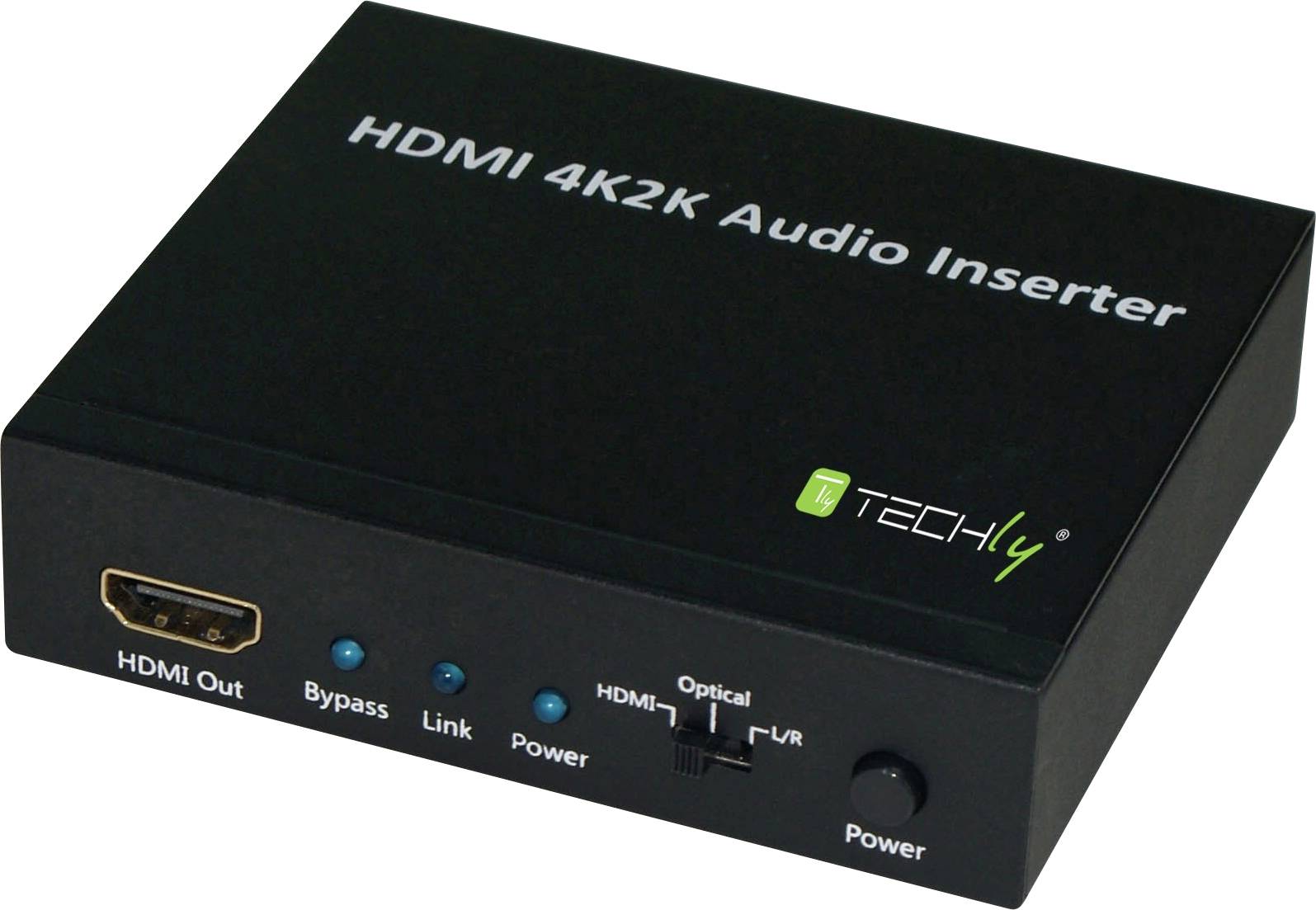 TECHly AV konvertor IDATA-HDMI-AI4K [HDMI - HDMI, Toslink, jack] 1280 x 720 Pixel, 1920 x 1080 Pixel, 3840 x 2160 Pixel,-0
