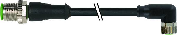 Murrelektronik 7000-40621-6310060 upravený zástrčkový konektor pre senzory - aktory M12 x 1 zástrčka, rovná, zásuvka, zahnutá 0.60 m Počet pólov: 4 1 ks
