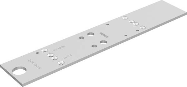 GEZE 1400-0007 montážna doska strieborná