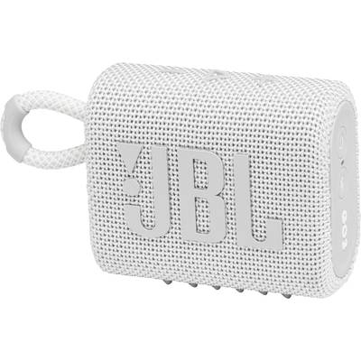 JBL Go 3 Bluetooth® reproduktor vodotesný, prachotesný biela