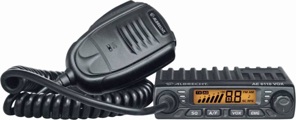 Albrecht AE6110 VOX 12613 Radio ricetrasmittente CB