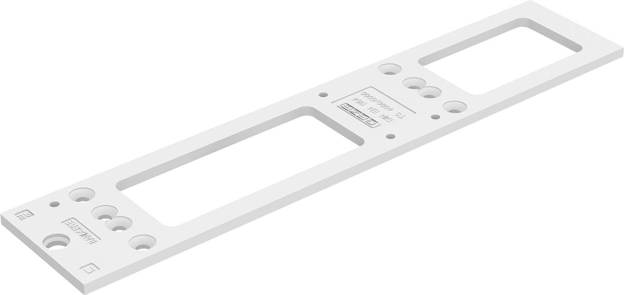 GEZE 1400-0001 Piastra di montaggio Bianco