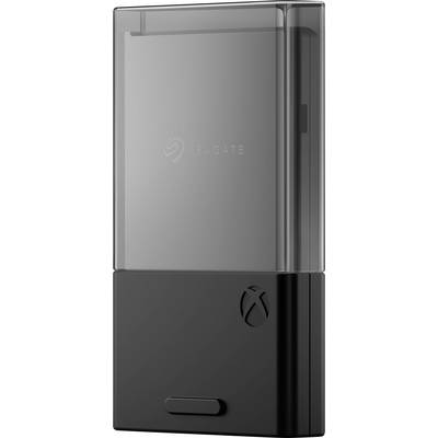 Externá pamäťová rozšírenie od Seagate pre Xbox, polovične priehľadný kryt s logom Xbox, vhodná pre pridanie extra úložného priestoru.