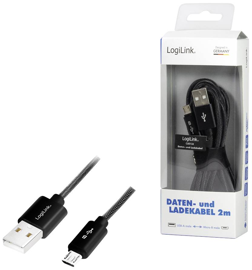 LogiLink USB kábel USB-C ® zástrčka 2 m viacfarebná CU0134-2