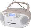 Reflexion RCR2260PK RCR2260PK CD-rádio, FM, AUX, CD, kazeta, ružová, biela