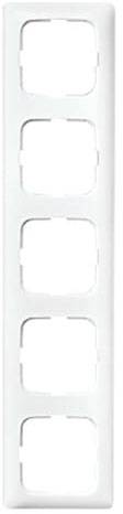Busch-Jaeger 5 scomparti Telaio di copertura Telaio Reflex SI Bianco, Bianco puro (RAL 9010) 2CKA001725A1498 1 pz.