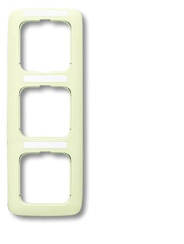 Busch-Jaeger 3 scomparti Telaio di copertura Telaio Bianco crema, Bianco perla 2CKA001754A3708 1 pz.