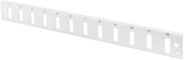 Digitus DN-96201-QL predné clona na patch box 12 portů neopatrené špecifikáciou 1 U