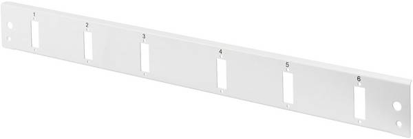 Digitus DN-96203-QL predné clona na patch box 6 portů neopatrené špecifikáciou 1 U