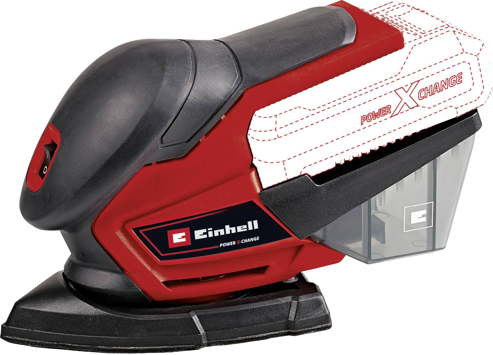 Einhell TE-OS 18/150 Li Solo Power X-Change 4460708 Multislip batteridriven 150 x 150 x 100 mm Antal batterier som ingår 0