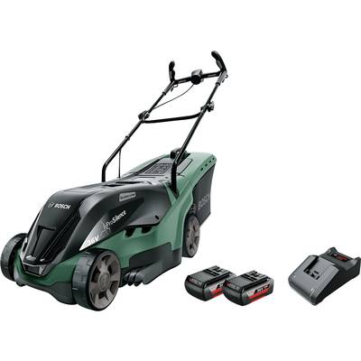 Bosch Home and Garden UNIVERSALROTAK 36-560 na akumulátor kosačka 2 akumulátory, s nastavením výšky kosenia 36 V Šírka k-0