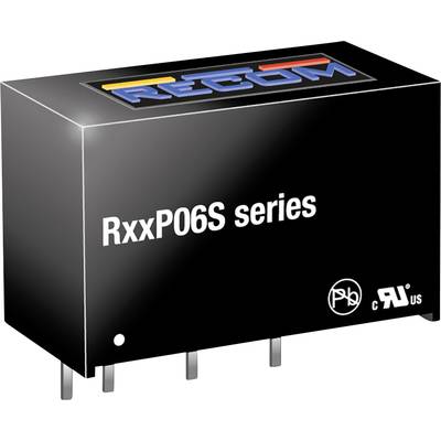 Čierna elektronická jednotka s nápisom 'RxxP06S series', firemné logo hore. Obdĺžnikový tvar, päť pripájacích pinov.