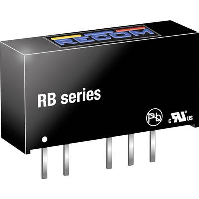 Čierna, obdĺžniková elektronická súčiastka s nápisom 'RB series', štyrmi kovovými pinmi a logami schvaľovacích úradov.