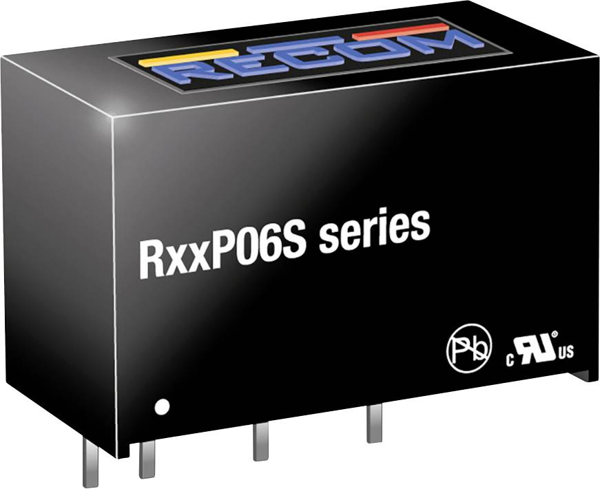 RECOM R24P06S DC/DC-omformer, print 167 mA 1 W Antal udgange: 1 x Indhold 1 stk
