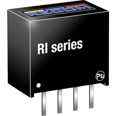 Čierna elektronická súčiastka s nápisom 'R1 series' a troma kovovými kolíkmi na spodnej strane, logo hore.