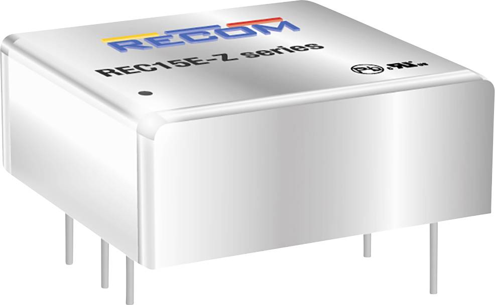 RECOM REC15E-2412SZ DC/DC-converter 1.25 A 15 W Aantal uitgangen: 1 x Inhoud 1 stuk(s) afbeelding 1