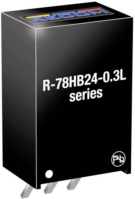 RECOM R-78HB24-0.3L DC/DC-omformer, print 300 mA Antal udgange: 1 x Indhold 1 stk