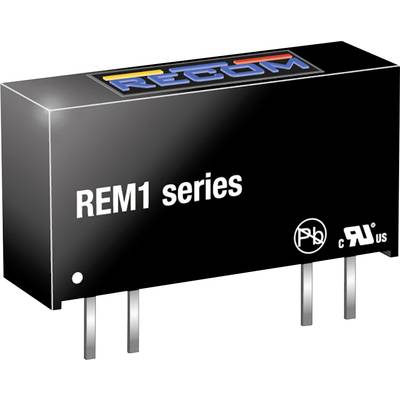 Púzdro série REM1, elektrická súčiastka s tromi pripájacími kolíkmi, logo značky na hornej strane.