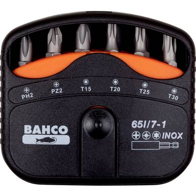 Bahco 65I/7-1 sada bitov, 7-dielna, krížový PH, krížový PZ, vonkajší ITX (TX)