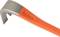 Páčidlo s oranžovou rukoväťou a nápisom 'BAHCO', používané na páčenie a vyťahovanie klincov.