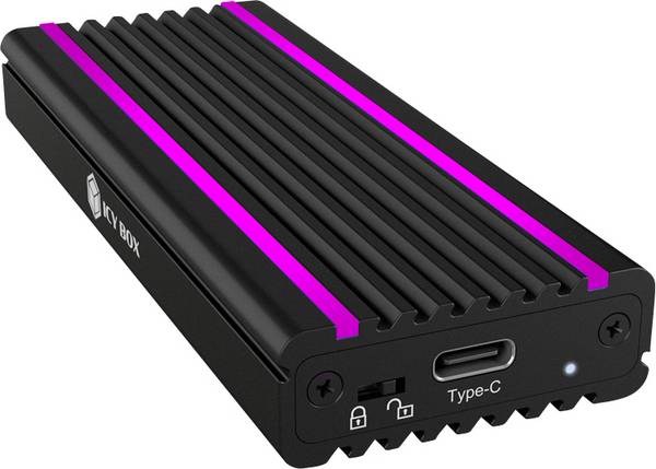 ICY BOX 60717 M.2 SSD puzdro 2230, 2242, 2260, 2280 USB-C™ (USB 3.2 Gen 2)