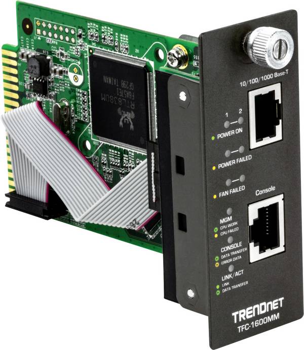 TrendNet TFC-1600MM sieťový prvok media converter  10 / 100 MBit/s