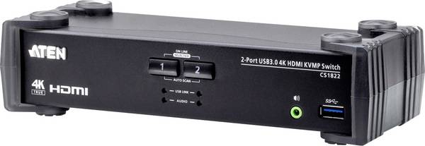 ATEN KVM-Umschalter  prepínač KVM  HDMI klávesnica 4096 x 2160 Pixel