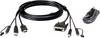ATEN KVM prepojovací kábel [1x HDMI zástrčka, USB 2.0 zástrčka A, jack zástrčka 3,5 mm - 1x DVI-D zástrčka , USB 2.0 zásuvka B, jack zástrčka 3,5 mm] 1.80 m čierna