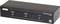 Čierny 2x2 HDMI matrix switch od spoločnosti ATEN s podporou 4K, s dvoma vstupnými a dvoma výstupnými prepínačmi, vhodný pre prepínanie videa.