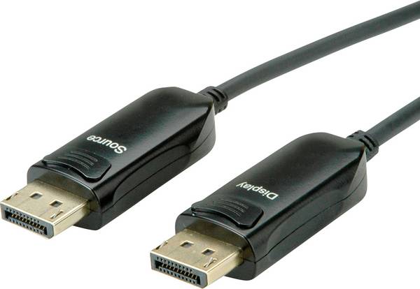 Roline   DisplayPort extender cez optický kábel 50 m