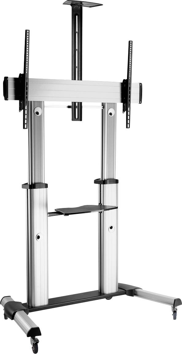 Roline Carrello per TV 152,4 cm (60) - 254,0 cm (100) Supporto da pavimento, Regolabile in altezza, Inclinabile