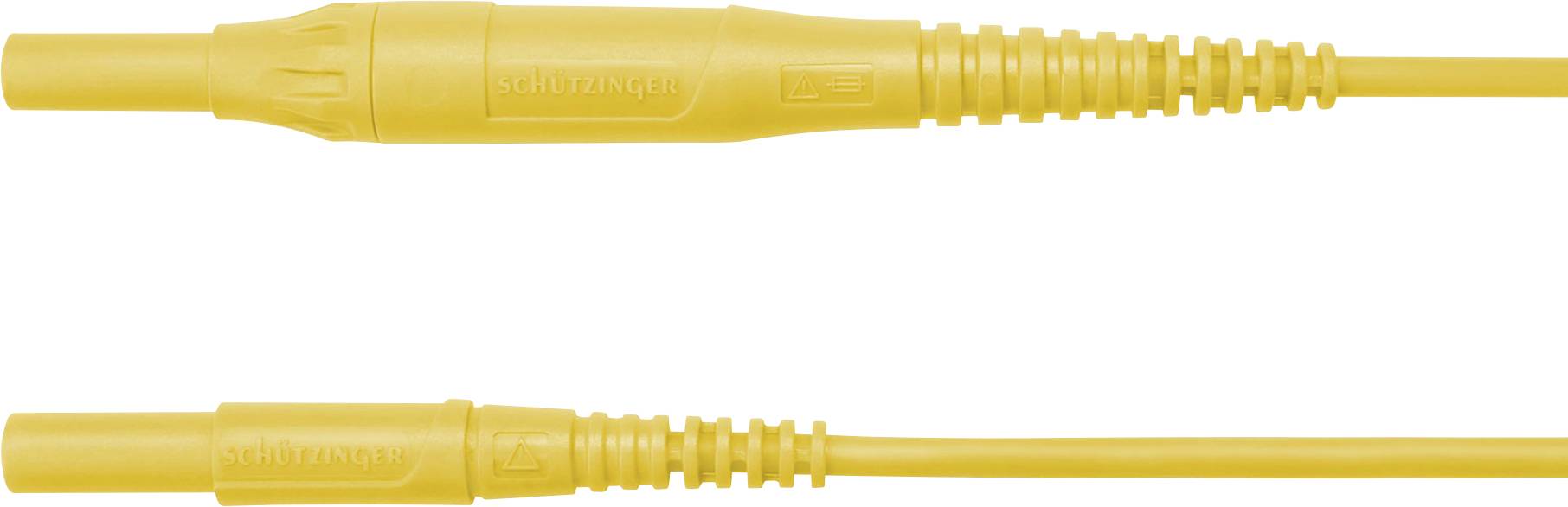 Schützinger MSFK B441 / 1 / 100 / GE Prøveledning Stik 4 mm Stik 4 mm Gul 1 stk