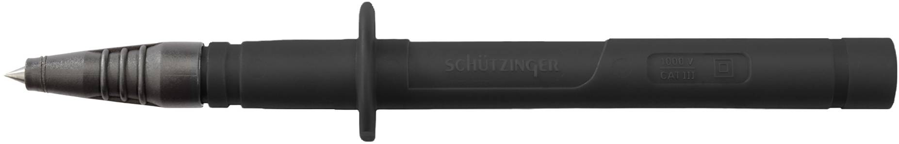 Schützinger SPS 7030 Ni / SW Sikkerhedstestspids Tilslutning 4 mm Sort 1 stk