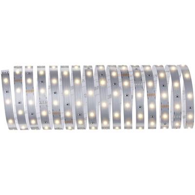 Natahovací LED pásik s teplým bielym svietením, namontovaný na reflexnom pruhu, poskytuje rovnomerné osvetlenie.