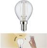 Paulmann 28573 LED En.trieda 2021 F (A - G) E14 kvapkový tvar 2.5 W = 25 W teplá biela (Ø x v) 45 mm x 80 mm 1 ks