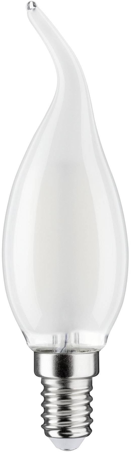 Dlhá, jasne svietiaca LED žiarovka v tvare plameňa so strieborným päticovým sockľom. Ideálna pre dekoratívne osvetlenie.