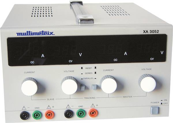 Multimetrix XA 3052 laboratórny zdroj s nastaviteľným napätím, 0 - 30 V, 0 mA - 5 A, OVP, výstup 2 x, XA3052