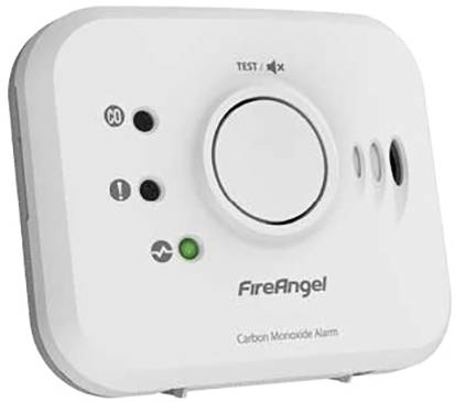 FireAngel NM-CO-10X-INT Rilevatore monossido di carbonio inclusa batteria con 10 anni di vita, convertibile senza fili a batteria Rileva Monossido di 