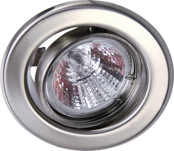Heitronic 23552 DL6801 vstavané svietidlo   LED  GU5.3 35 W nerezová oceľ kartáčovaná
