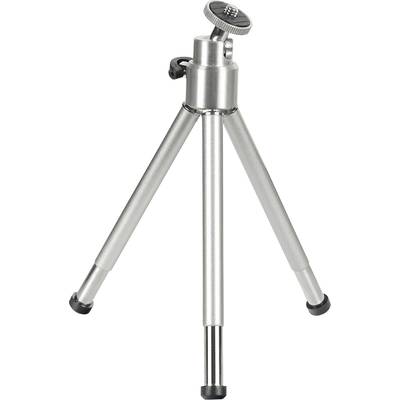 Hama mini statív 1/4" Min./max.výška=14 - 21 cm strieborná guľová hlava