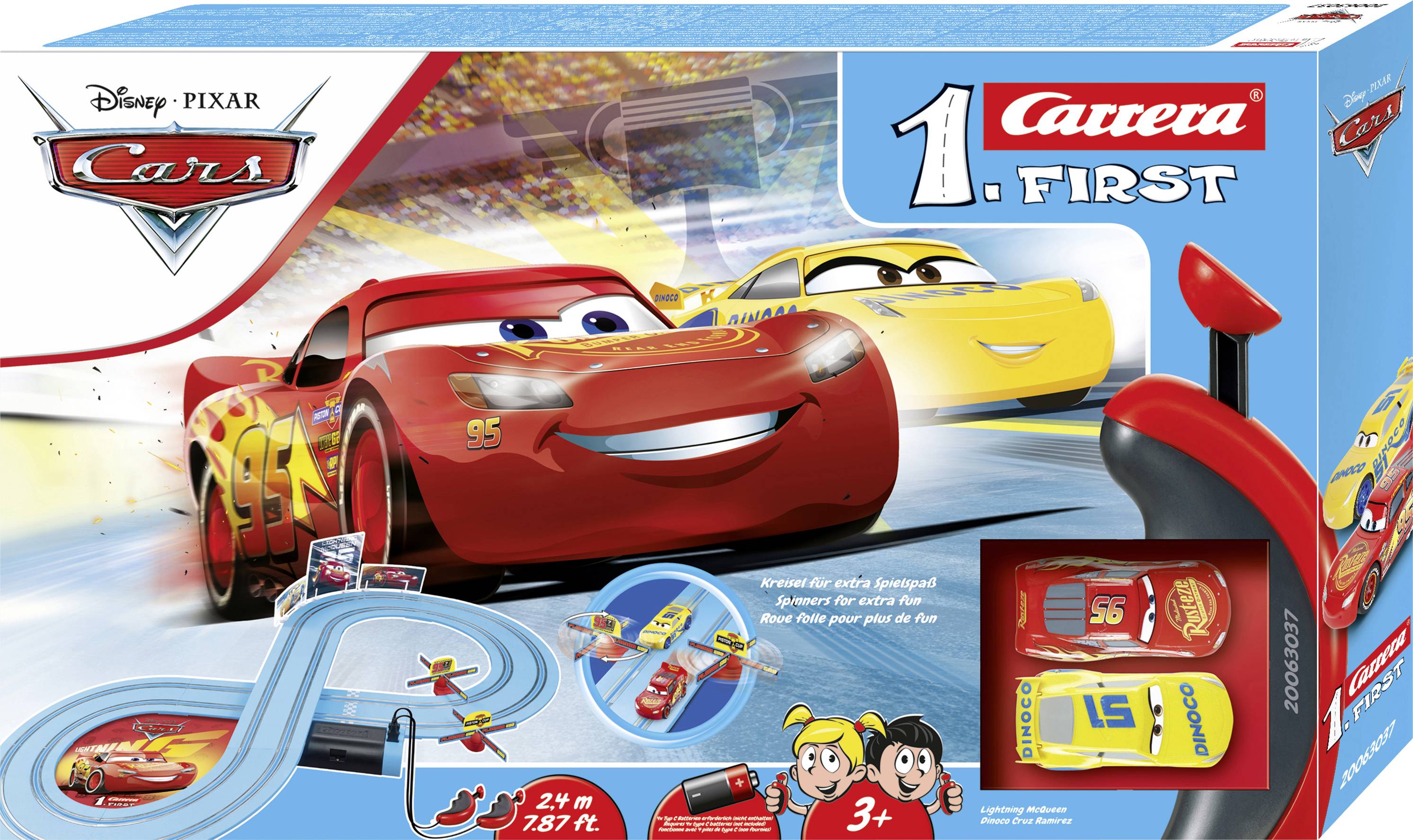 Kit iniziale (starter kit) Carrera 20063037 First Disney Pixar Cars - Race of Friends