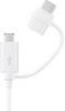 Samsung pre mobilný telefón kábel [1x USB - 1x micro USB, USB-C® zástrčka] 1.50 m USB, microUSB, USB-C®