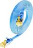 Wirewin 9120042360120 RJ45 sieťové káble, prepojovacie káble CAT 6A U/FTP 0.25 m modrá 1 ks