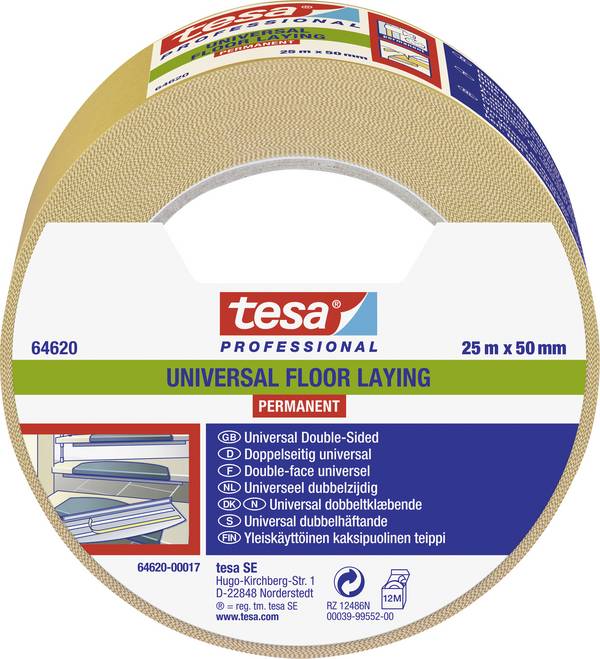 tesa UNIVERSAL PERMANENT 64620-00017-11 Gaffer tape tesa® Professional biela (d x š) 25 m x 50 mm 1 ks
