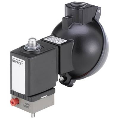Elektromagnetický ventil s čiernym púzdrom a strieborným pripojením, používaný pre presné riadiace aplikácie v hydraulických a pneumatických systémoch.