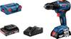 Bosch Professional GSR 18V-55 aku vŕtací skrutkovač, 18 V Li-Ion akumulátor vr. 2x aku, + púzdro, vr. nabíjačky, 06019H5201