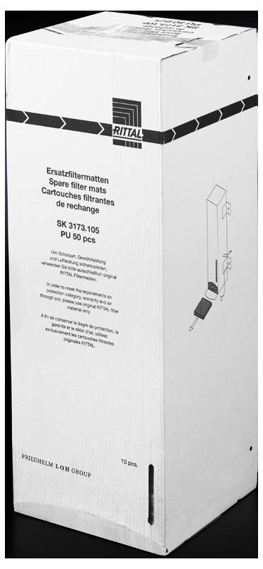 Rittal SK 3173.105 Tappetino filtrante di ricambio (L x A x P) 289 x 289 x 17 mm 50 pz.
