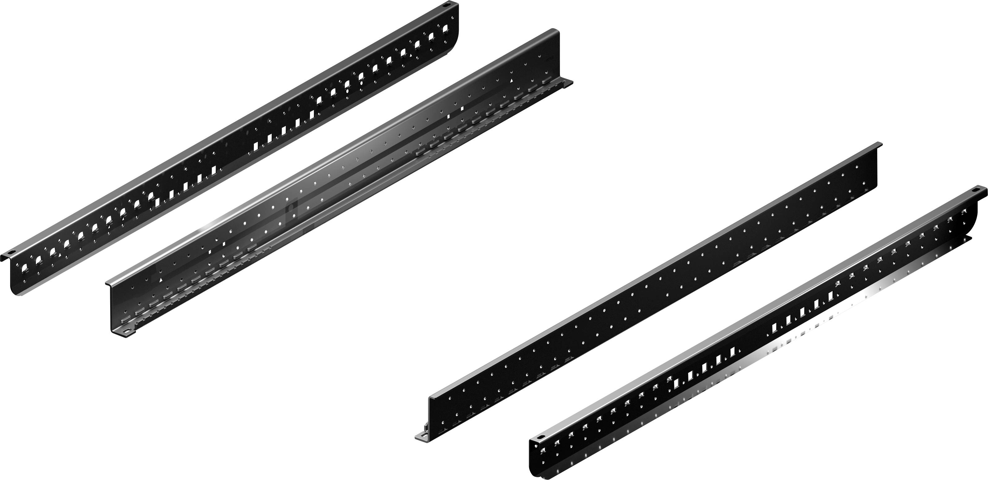 Rittal 5302166 19 inch Rails voor patchkast Geschikt voor kastdiepte: 1200 mm Zwart